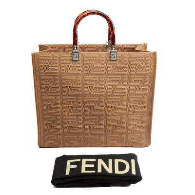 FENDI Sunshine Medium Shopper Tote - Neutral
