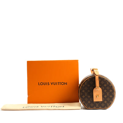 LOUIS VUITTON Monogram Petite Boite Chapeau Bag