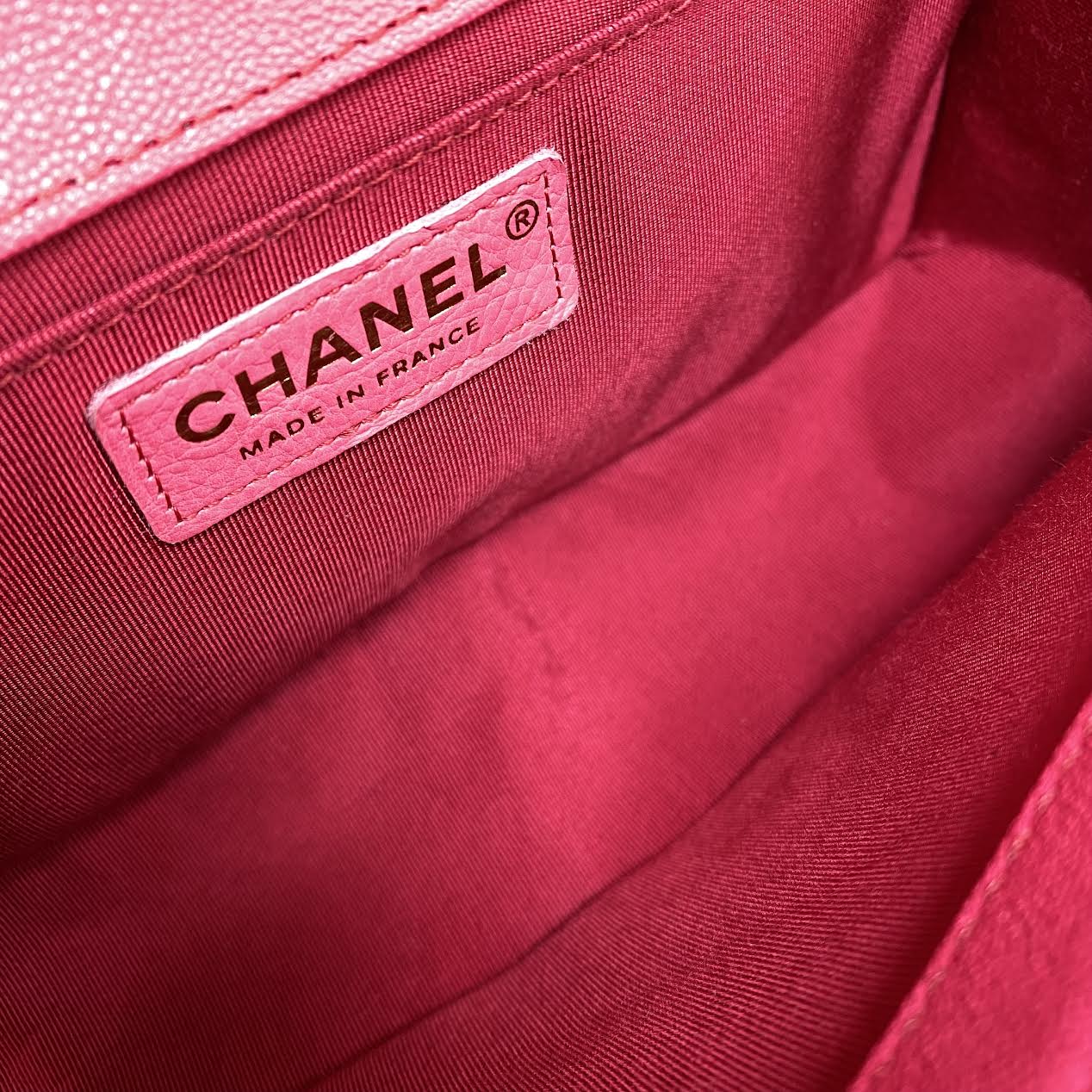 CHANEL Medium Boy Bag Quilted- Rose Pink