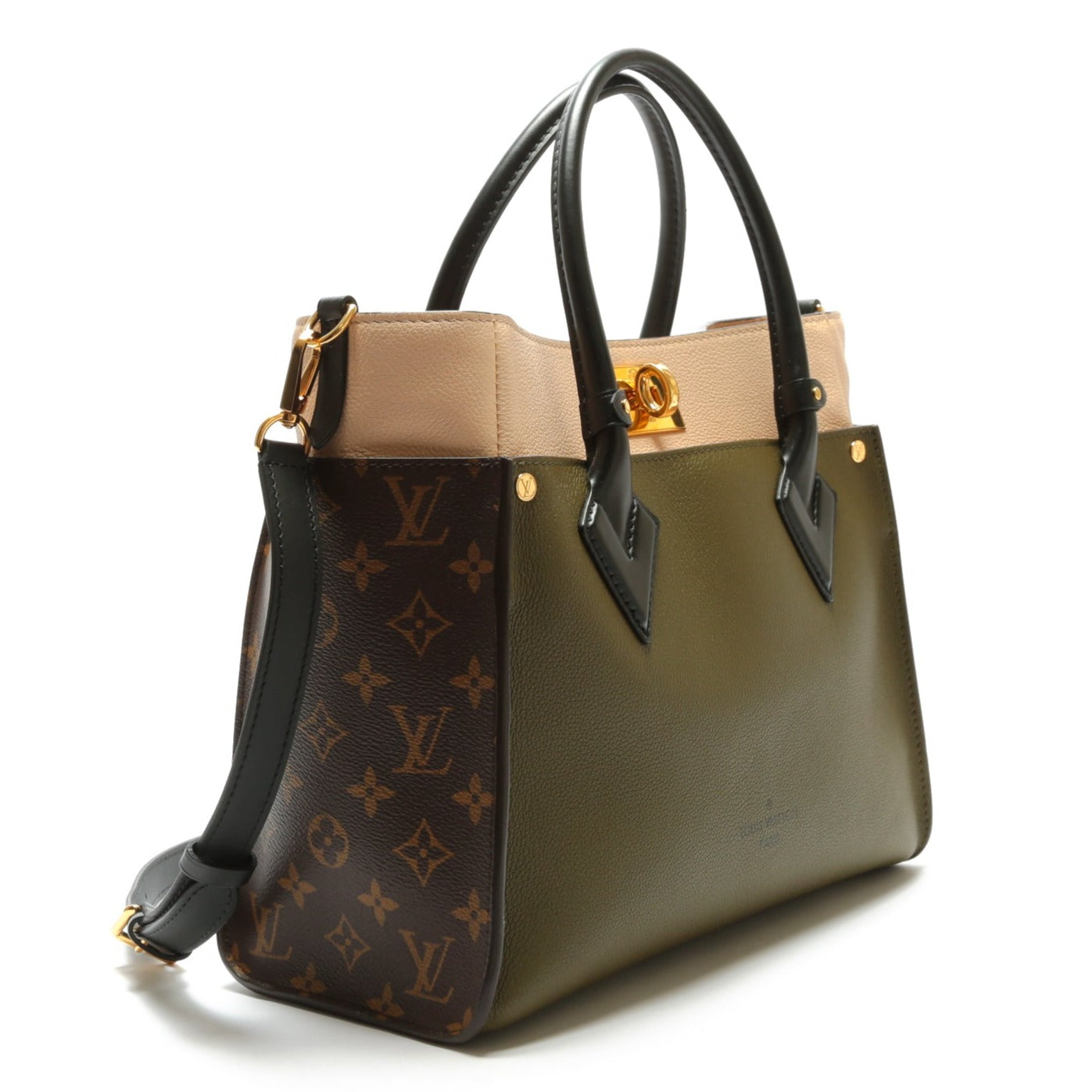 Louis Vuitton® On My Side MM Laurel. Size  Louis vuitton key pouch,  Leather, Louis vuitton