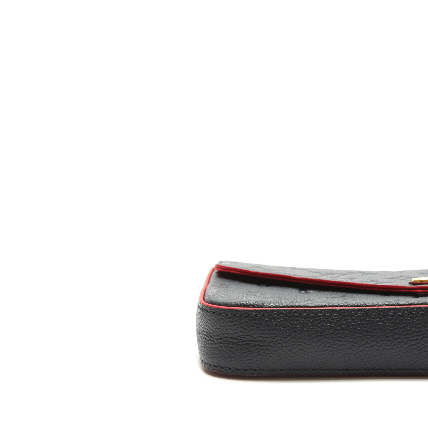 Louis Vuitton Navy & Red Empreinte Leather Monogram Pochette Felicie –  Savonches