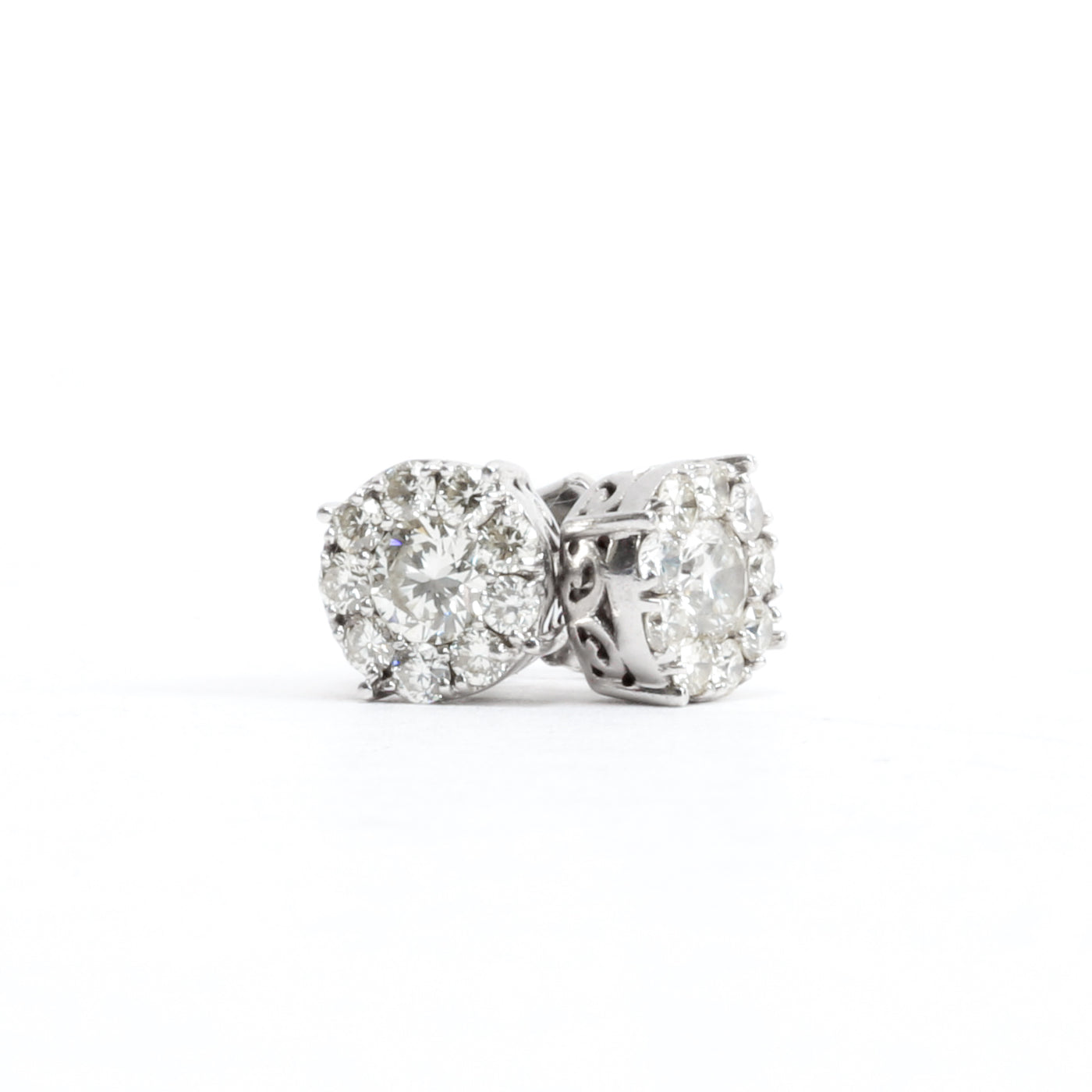 ICEBOX Cluster Diamond Earrings - FINAL SALE