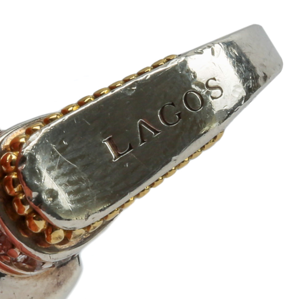 LAGOS Two Tone Citrine and Diamond Cocktail Ring  - FINAL SALE