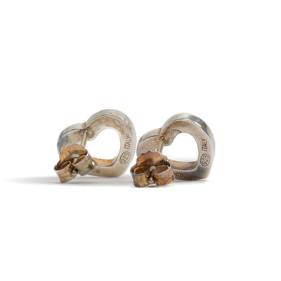 TIFFANY & CO. Flat Open Heart Stud Earrings - FINAL SALE