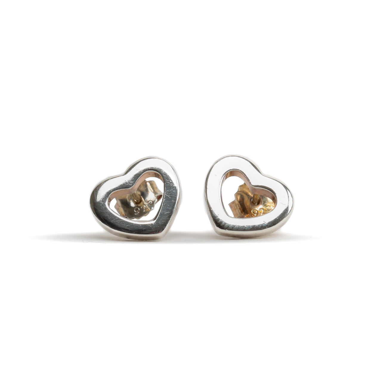 TIFFANY & CO. Flat Open Heart Stud Earrings - FINAL SALE
