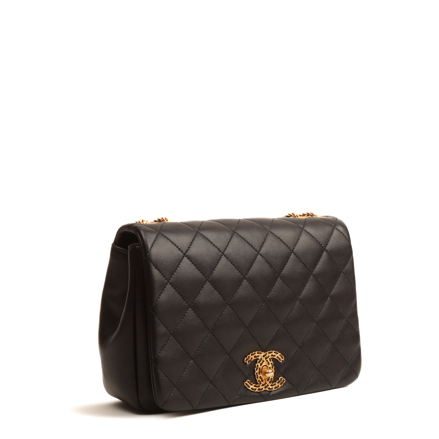 CHANEL On And On Flap Bag - Black