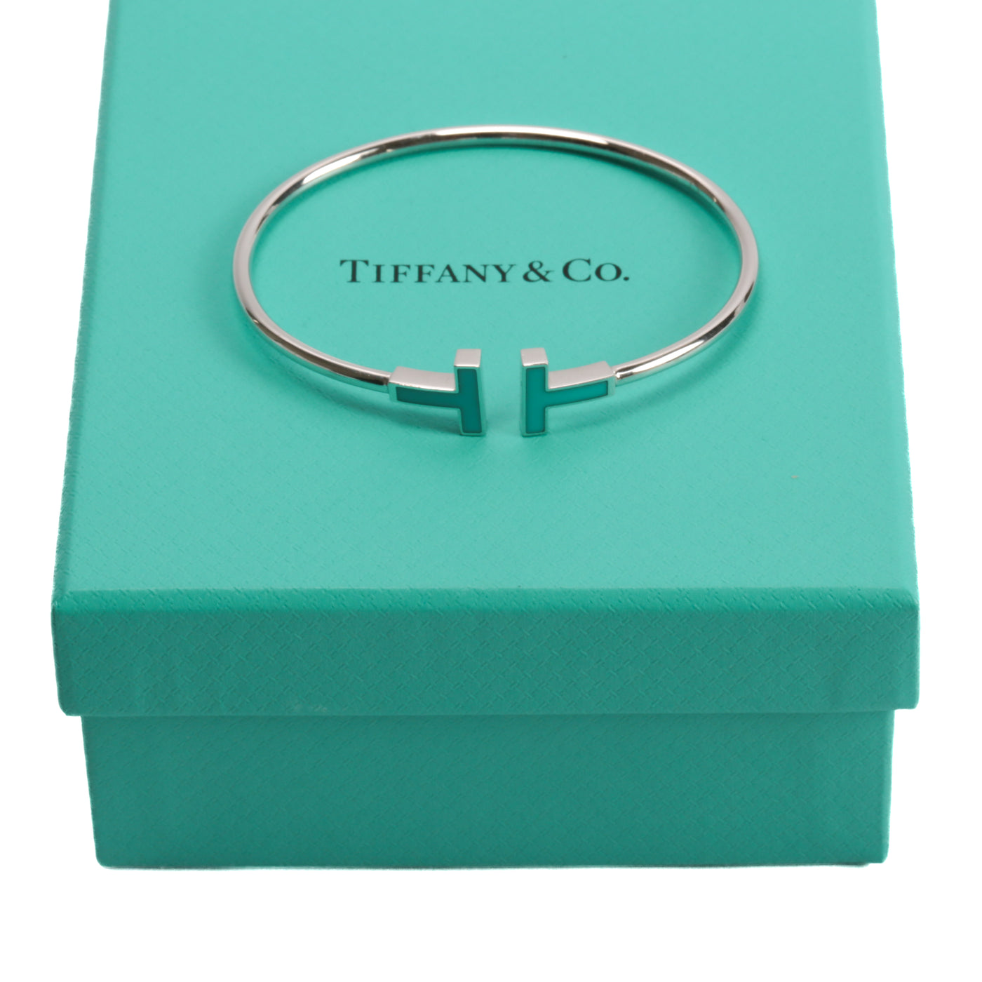 18K Turquoise Tiffany T Wire Bracelet - FINAL SALE