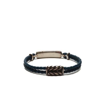 DAVID YURMAN Blue Leather ID Bracelet - FINAL SALE