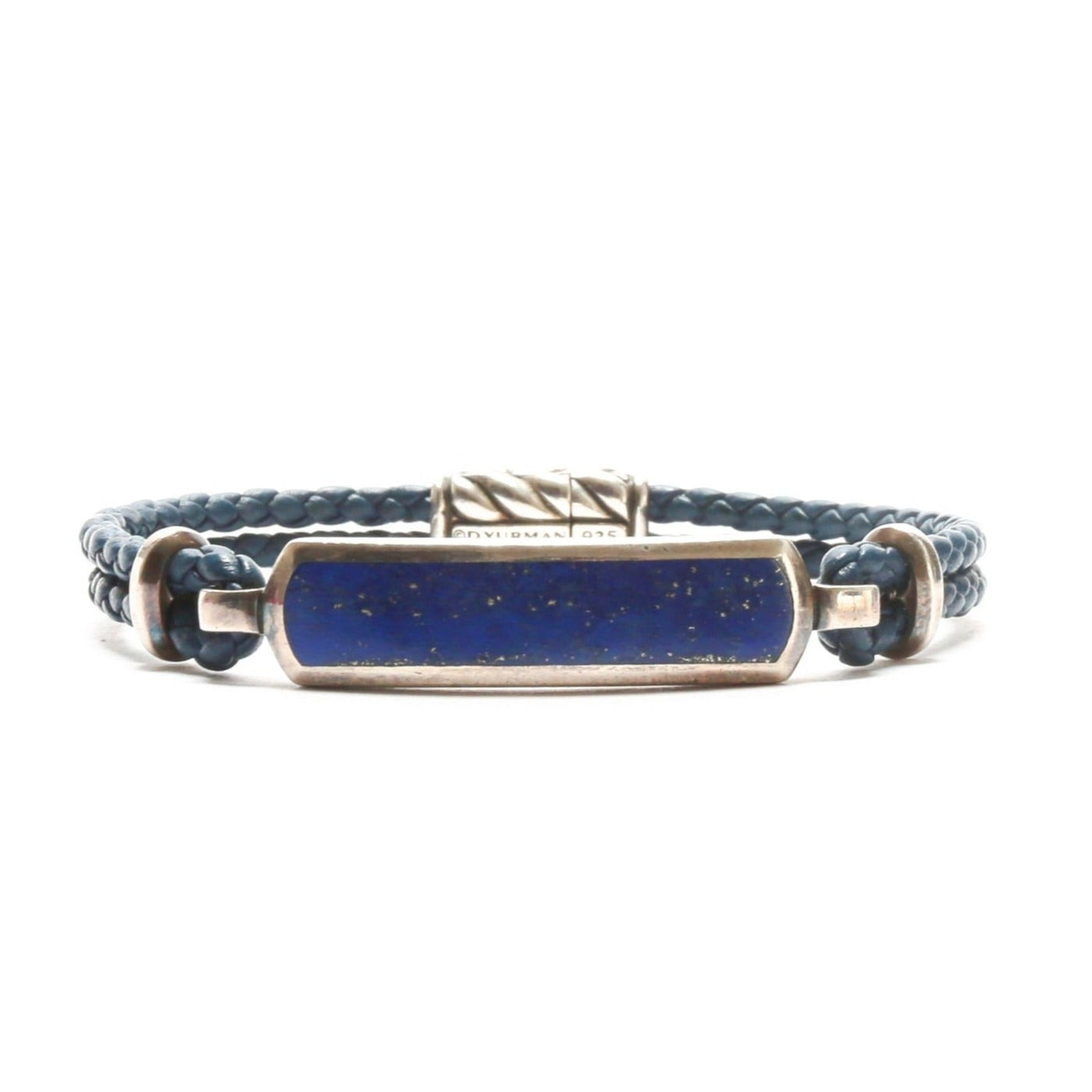 DAVID YURMAN Blue Leather ID Bracelet - FINAL SALE