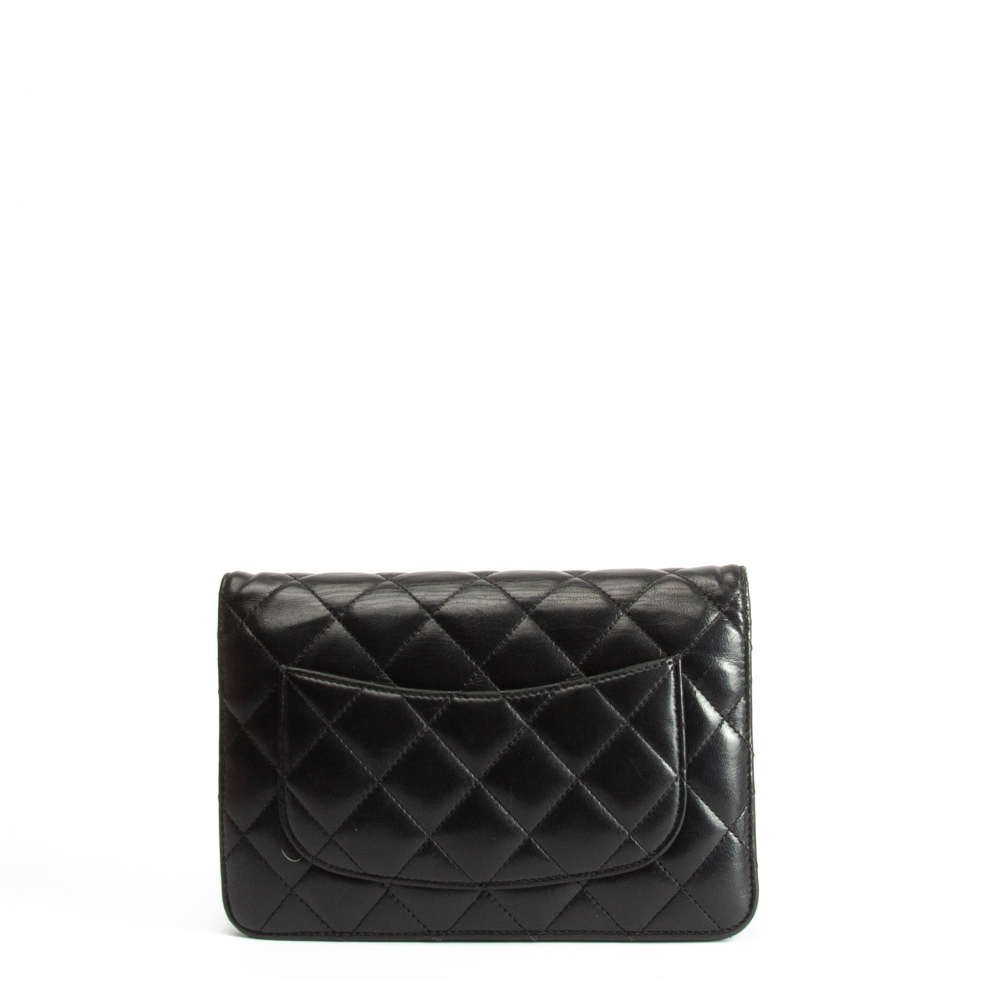 CHANEL Quilted Wallet on Chain - Black