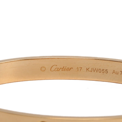 CARTIER Love Bracelet Yellow Gold Size 17 - FINAL SALE