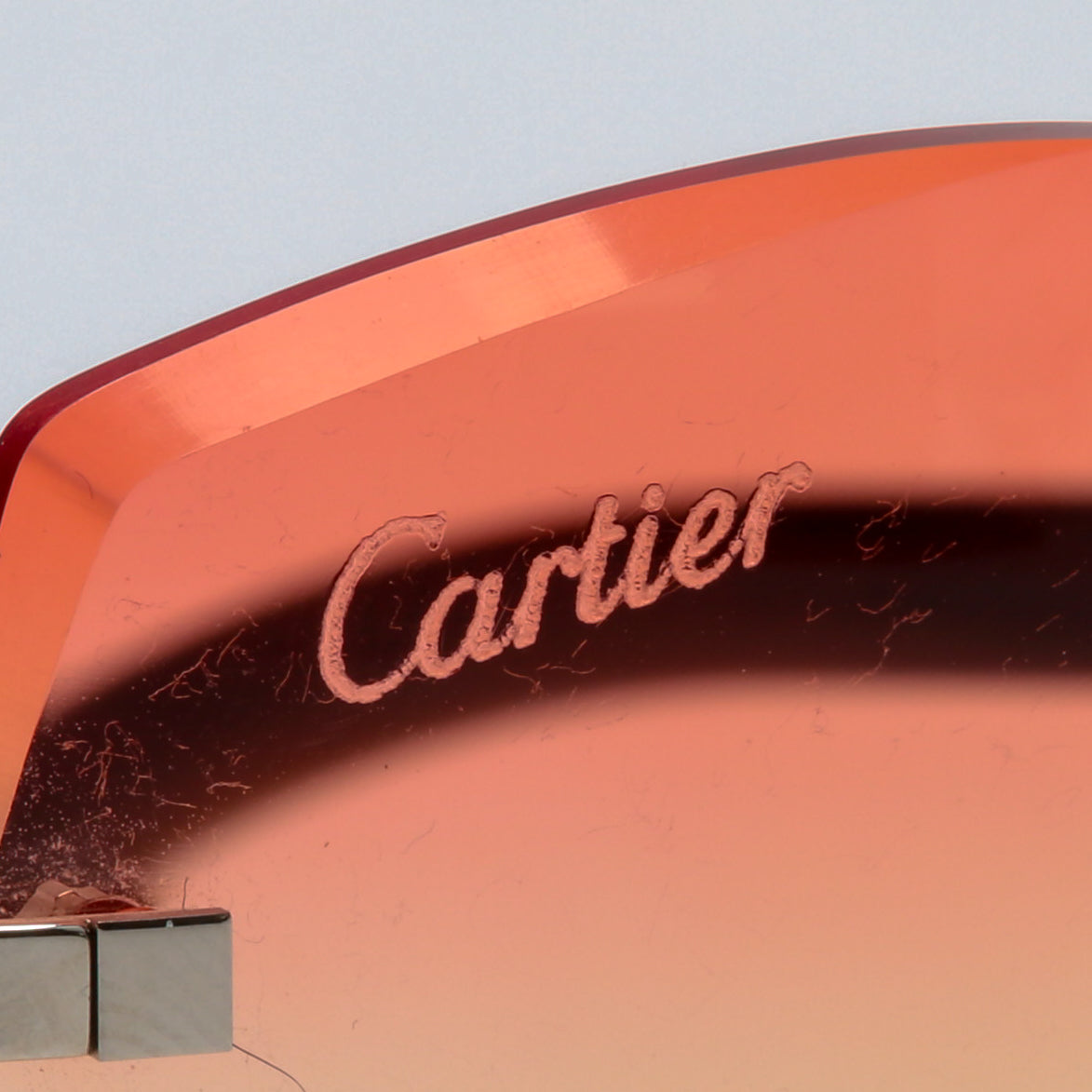 CARTIER C de Cartier White Buffalo Sunglasses