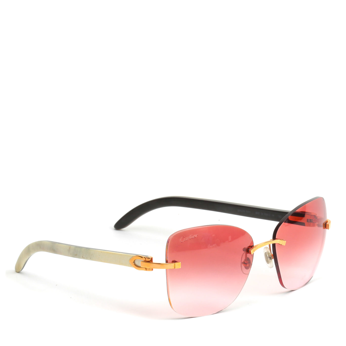cartier buffalo horn sunglasses