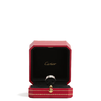 CARTIER Love Ring White Gold Size 50- FINAL SALE