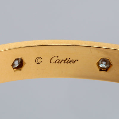 CARTIER 10 Diamond Love Bracelet Size 18 - FINAL SALE