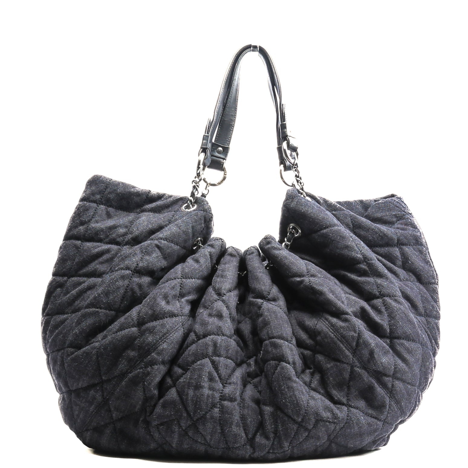 Chanel Dark Blue Denim XL Giant Coco Cabas Tote Bag – Boutique Patina