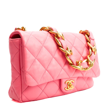 CHANEL CC Funky Town Flap  - Rose Pink