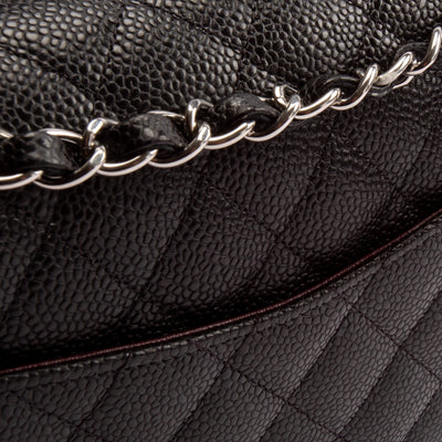 CHANEL Quilted Small Double Flap Bag - Black