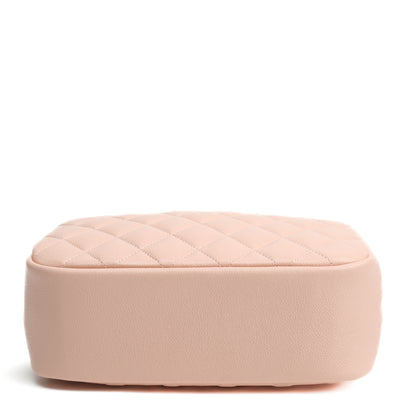 CHANEL Quilted Medium Curvy Cosmetics Case - Pink
