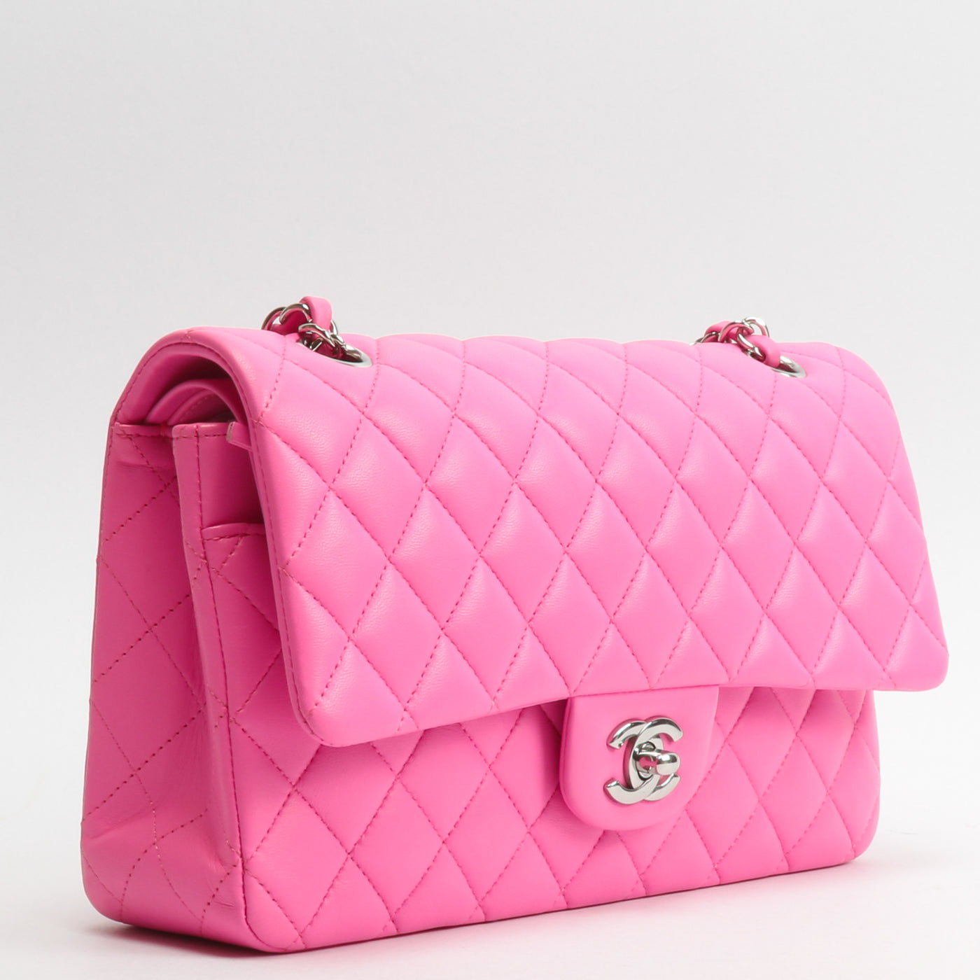 Bubble gum pink chanel bag Clearance