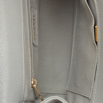 CHANEL Small Business Affinity Flap Bag- Grey