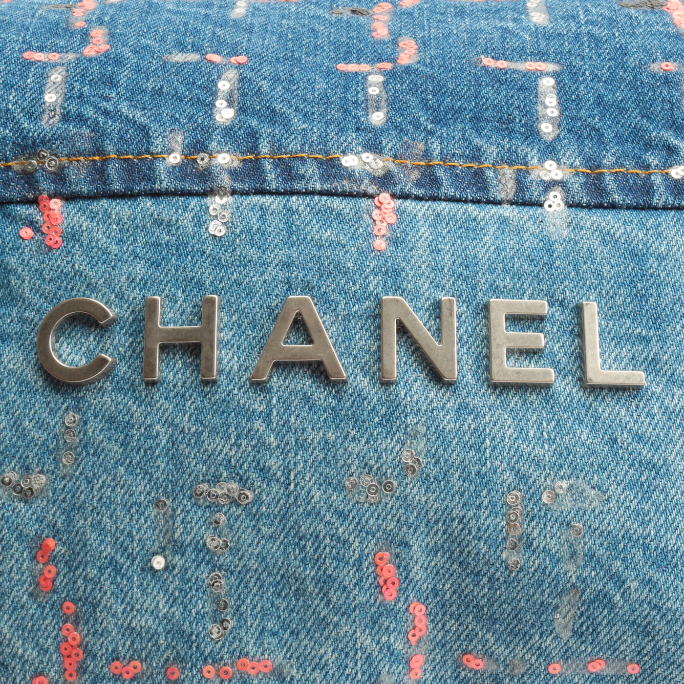 Chanel 22 Denim Sequins - Designer WishBags