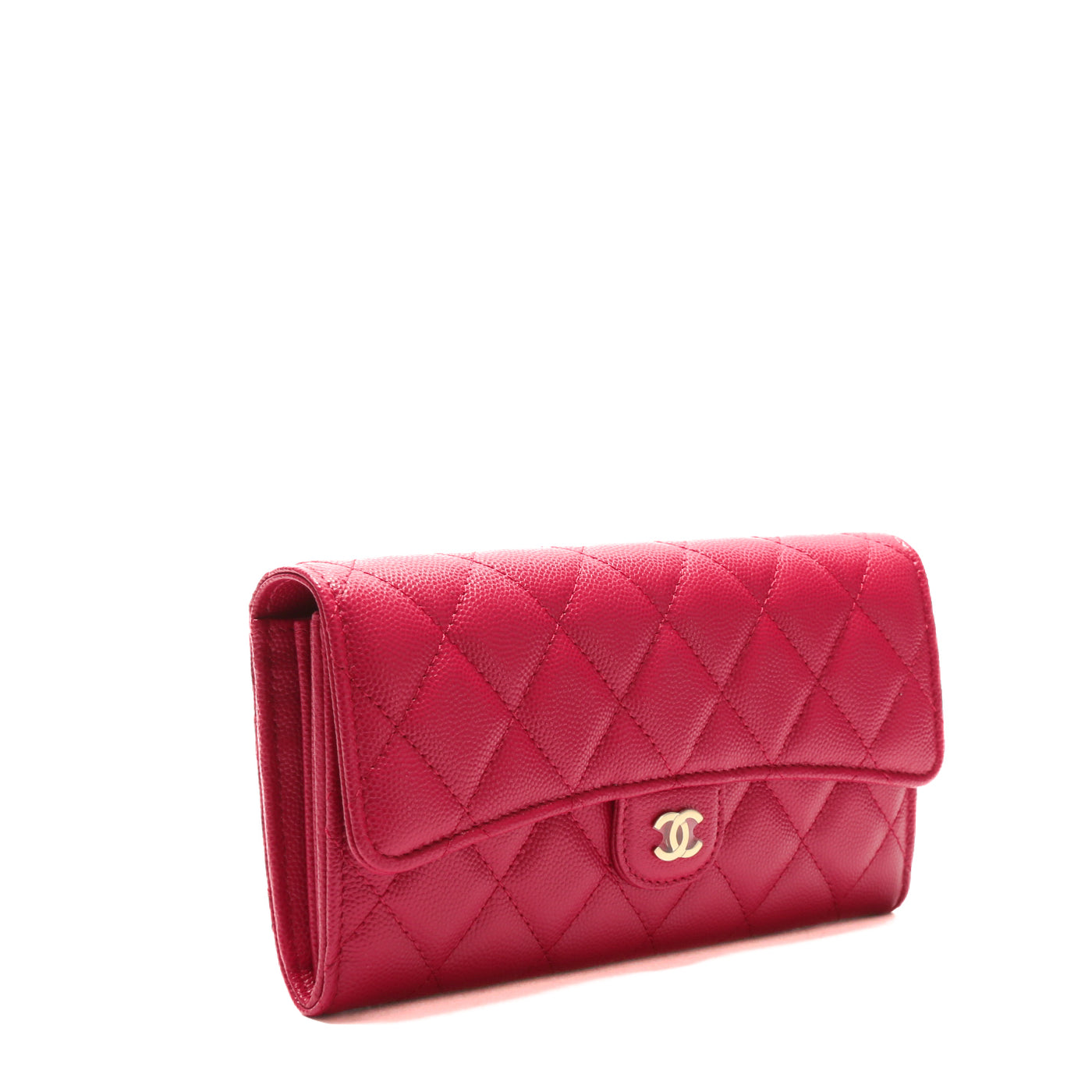 Chanel Classic Flap Wallet Ap0232 Y33352 NK289 in Stock, Pink, One Size