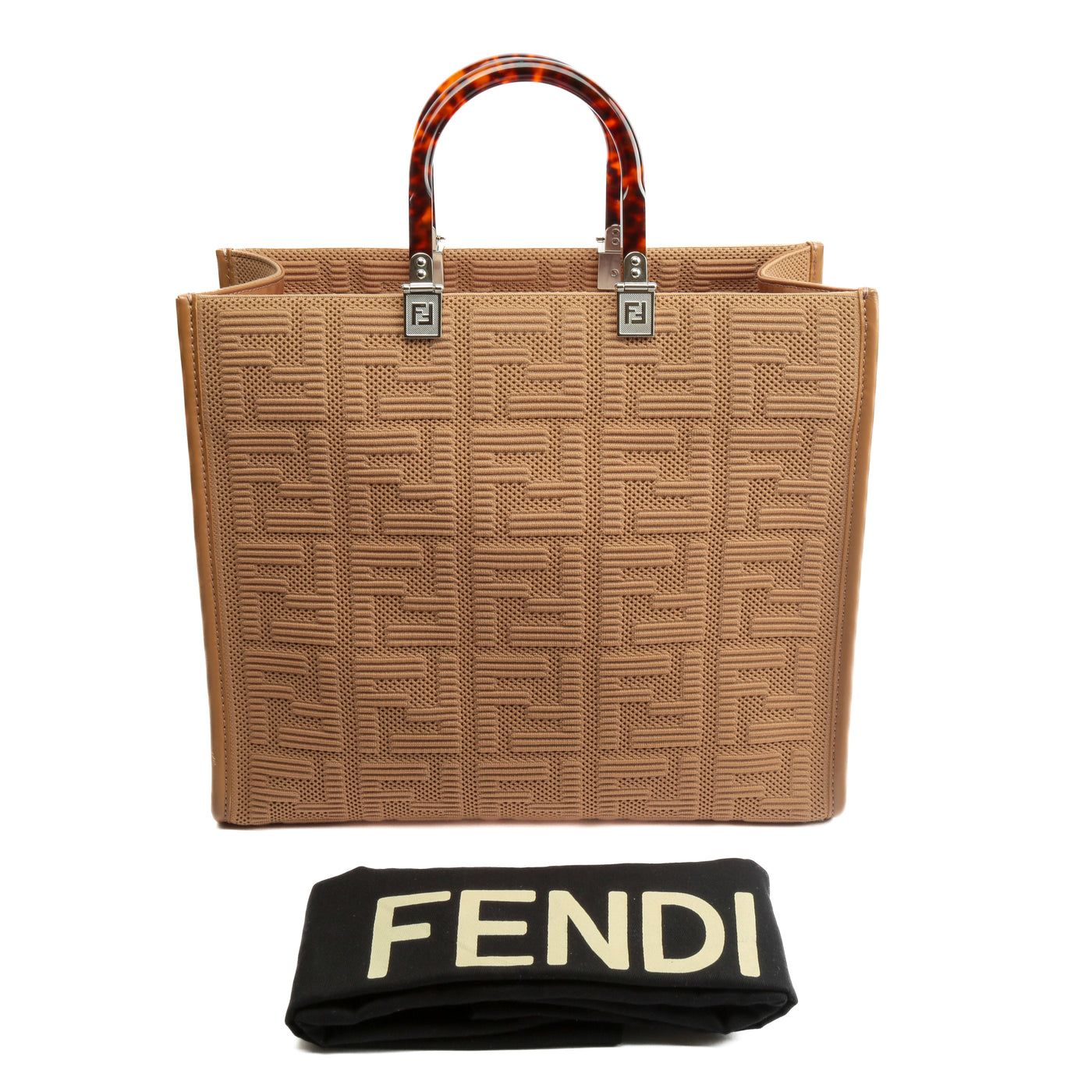 FENDI Medium Sunshine Shopper Tote - Neutral