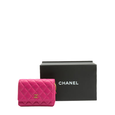 CHANEL Mini Candy Wallet On Chain - Fuchsia Pink
