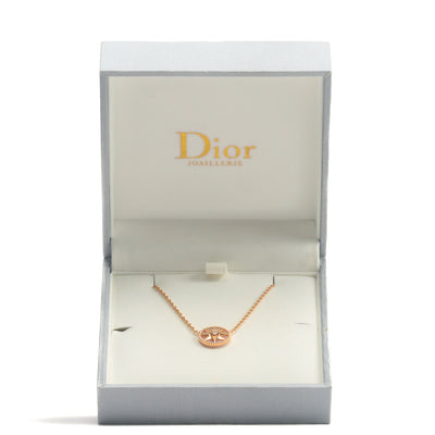 CHRISTIAN DIOR 18K Rose des Vents Diamond Pendant Necklace - FINAL SALE
