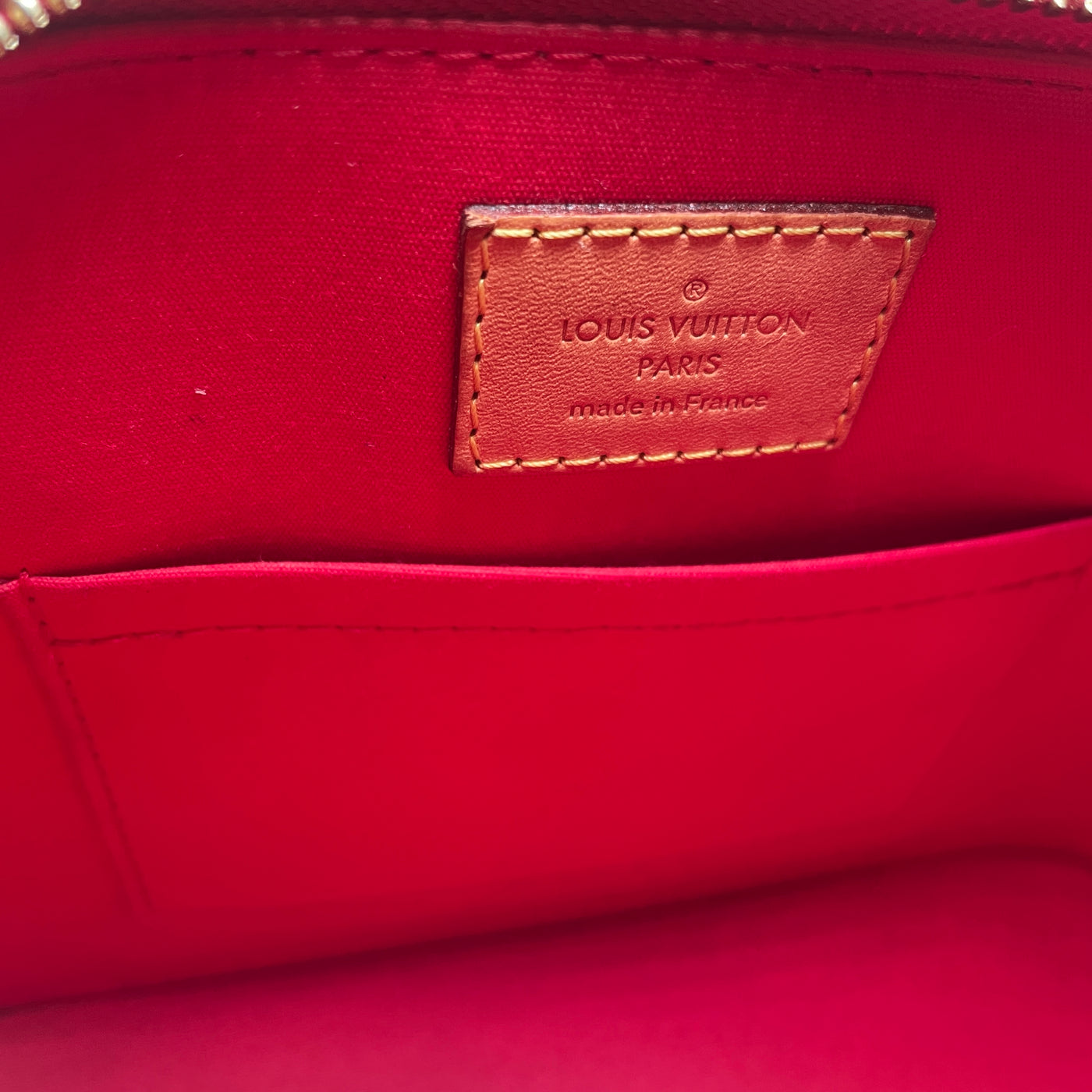 Louis Vuitton Vernis Alma BB Red – DAC