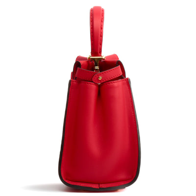 FENDI Mini Peekaboo Shoulder Bag - Red