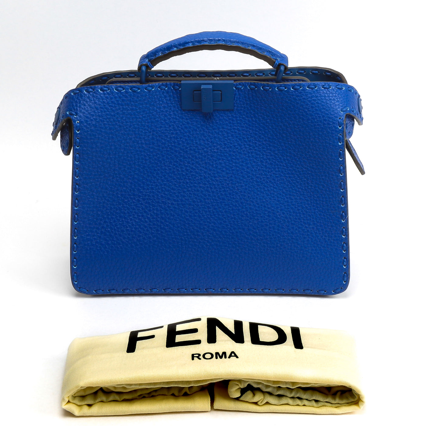 FENDI Peekaboo ISeeU Mini-Blue