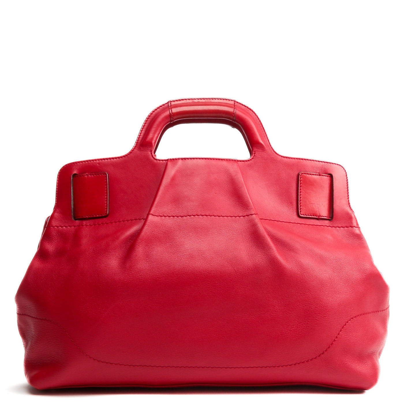 FERRAGAMO Leather Satchel Bag - OUTLET ITEM FINAL SALE