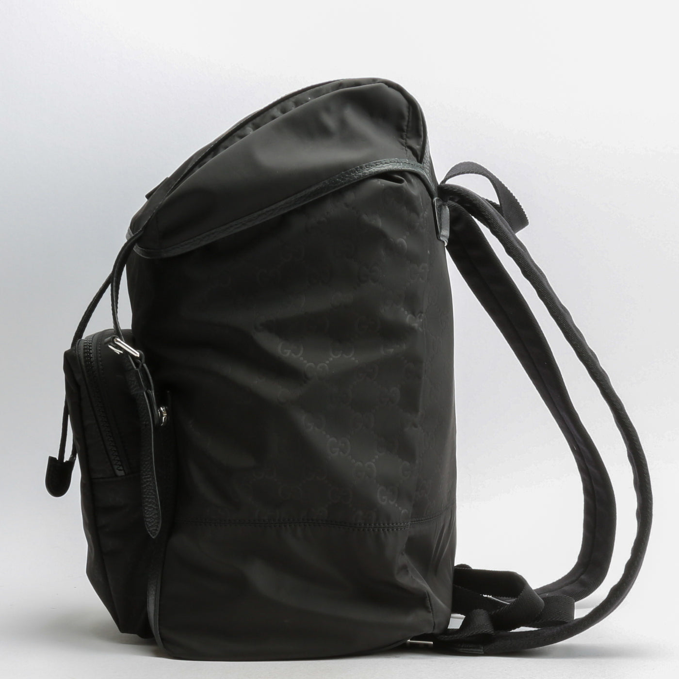 GUCCI GG Nylon Rucksack Backpack - Black