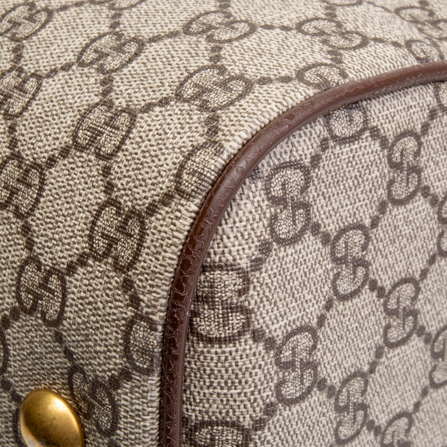 GUCCI GG Supreme Large Savoy Duffel Bag ALB