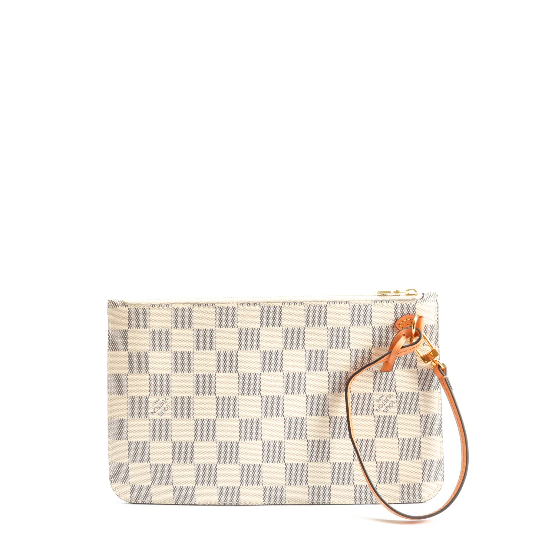 Louis Vuitton Neverfull PM Damier Azur WITH Box, Bag, Pochette and