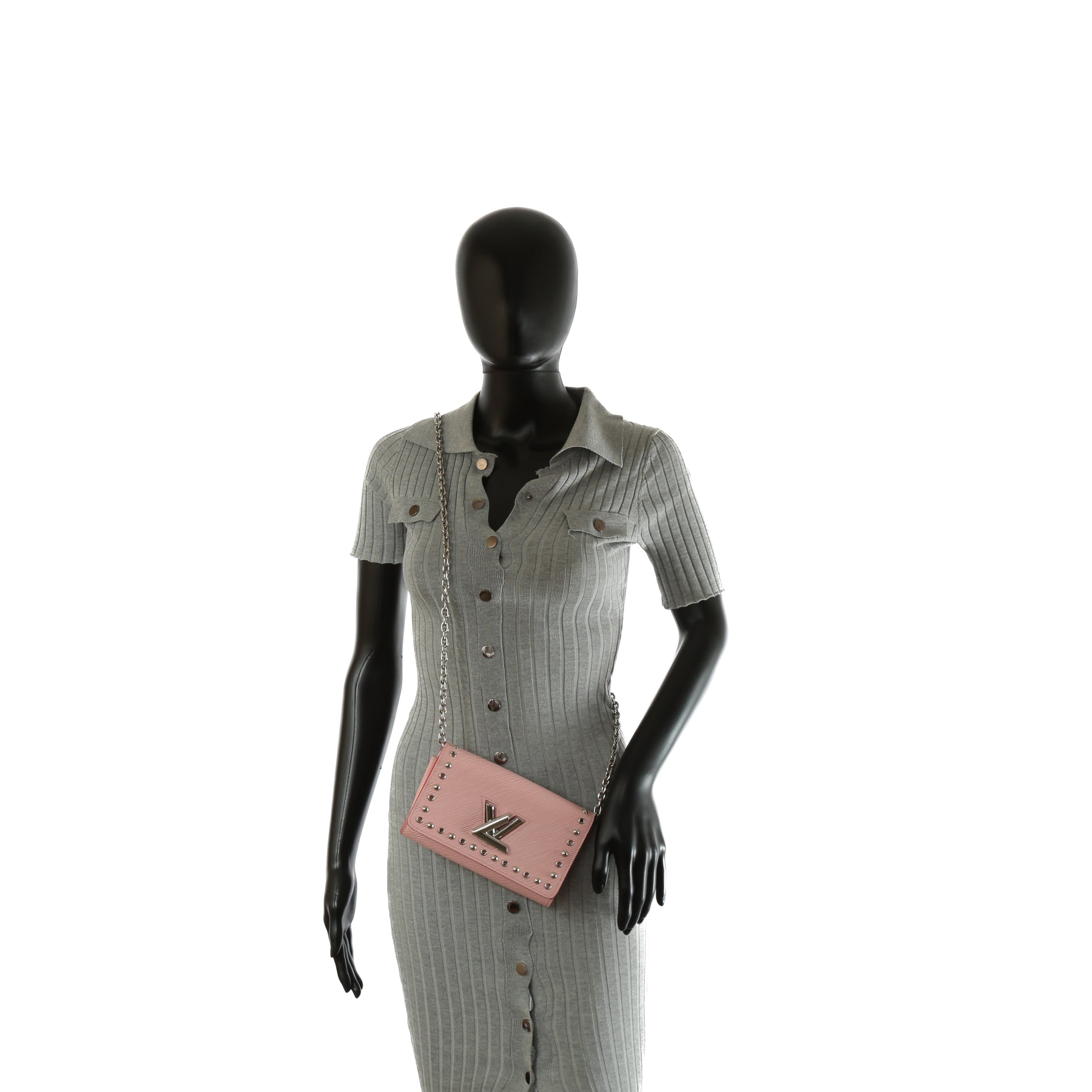 Louis Vuitton 2019 Twist Belt Chain Wallet - Pink Crossbody Bags