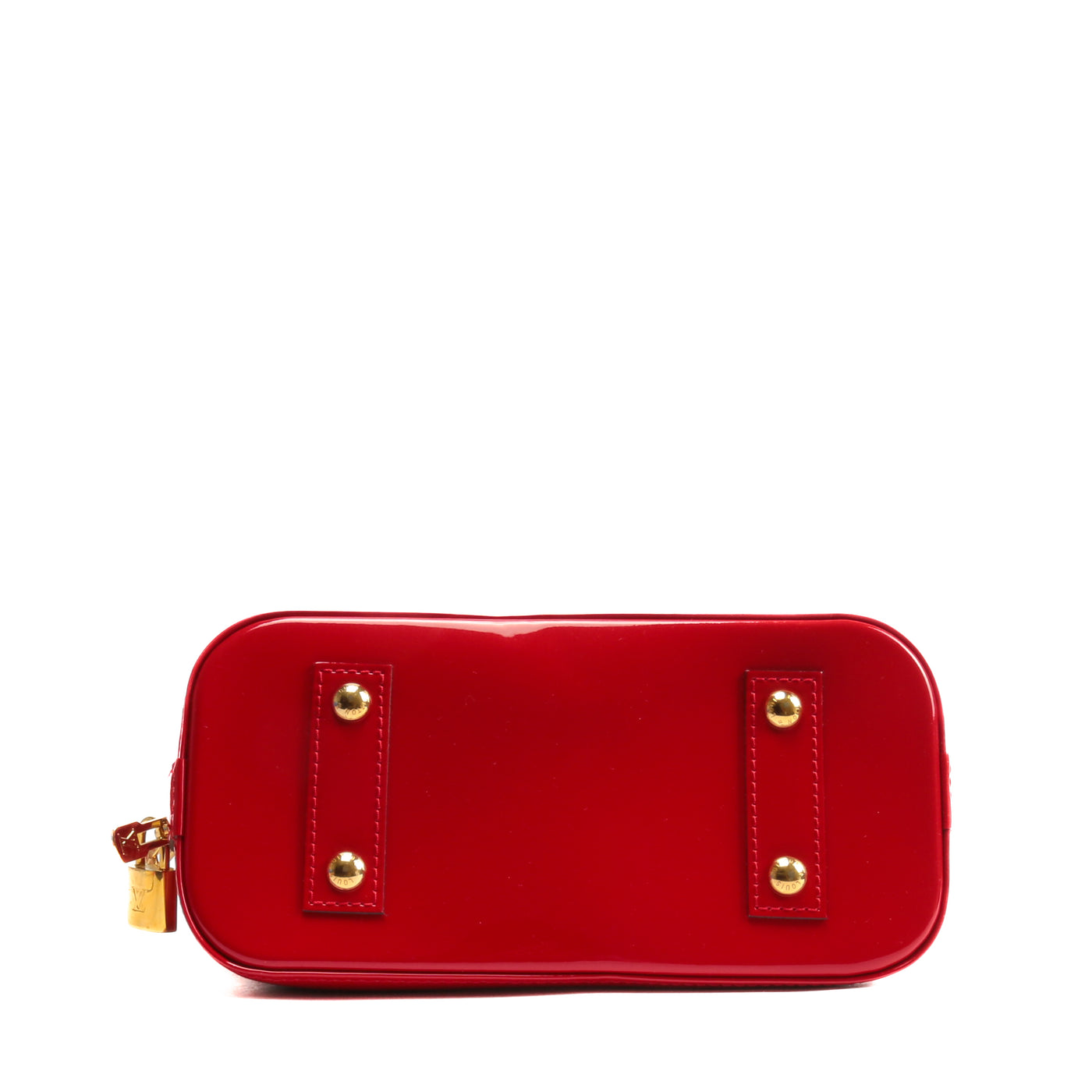 Louis Vuitton Pomme D'Amour Monogram Vernis Alma GM Bag Red Leather  ref.104059 - Joli Closet