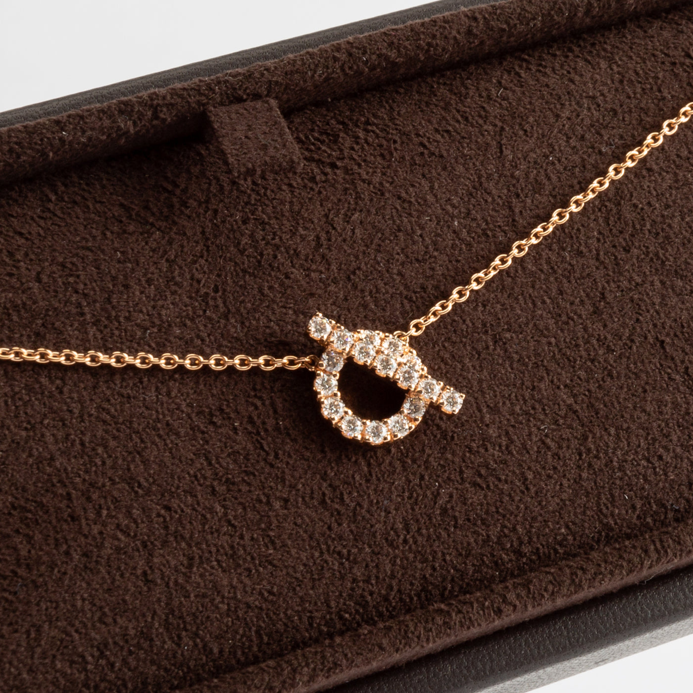 HERMES 18K Diamond Finesse Pendant Necklace - FINAL SALE