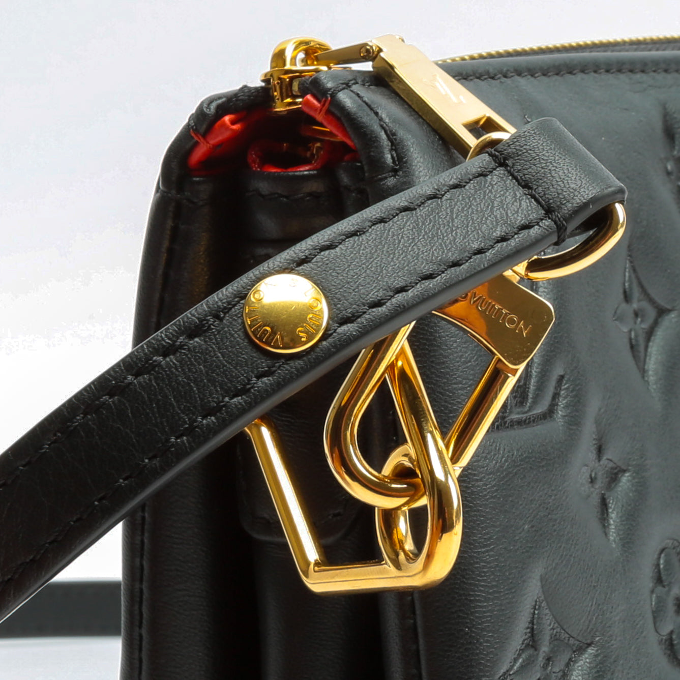 Louis Vuitton black Leather Coussin BB Shoulder Bag