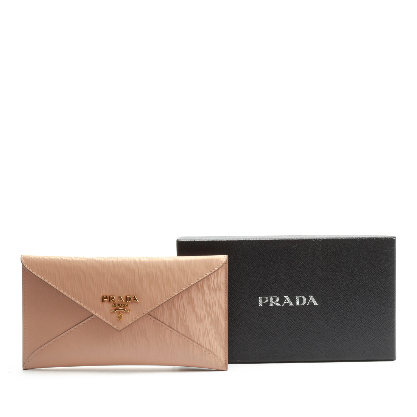 PRADA Move Envelope Wallet - Nude