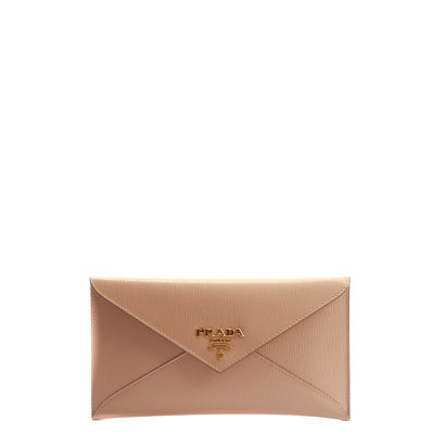 PRADA Move Envelope Wallet - Nude