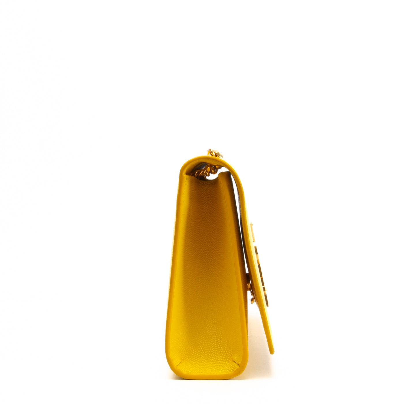 SAINT LAURENT Kate Satchel Medium Bag - Canary Yellow -  OUTLET FINAL SALE