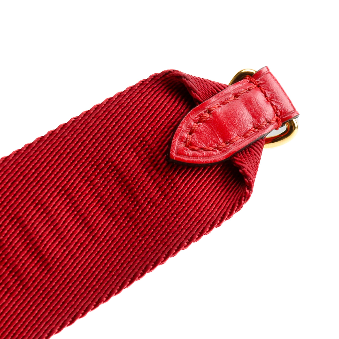 LOUIS VUITTON Jacquard Bandouliere Shoulder Strap - Red