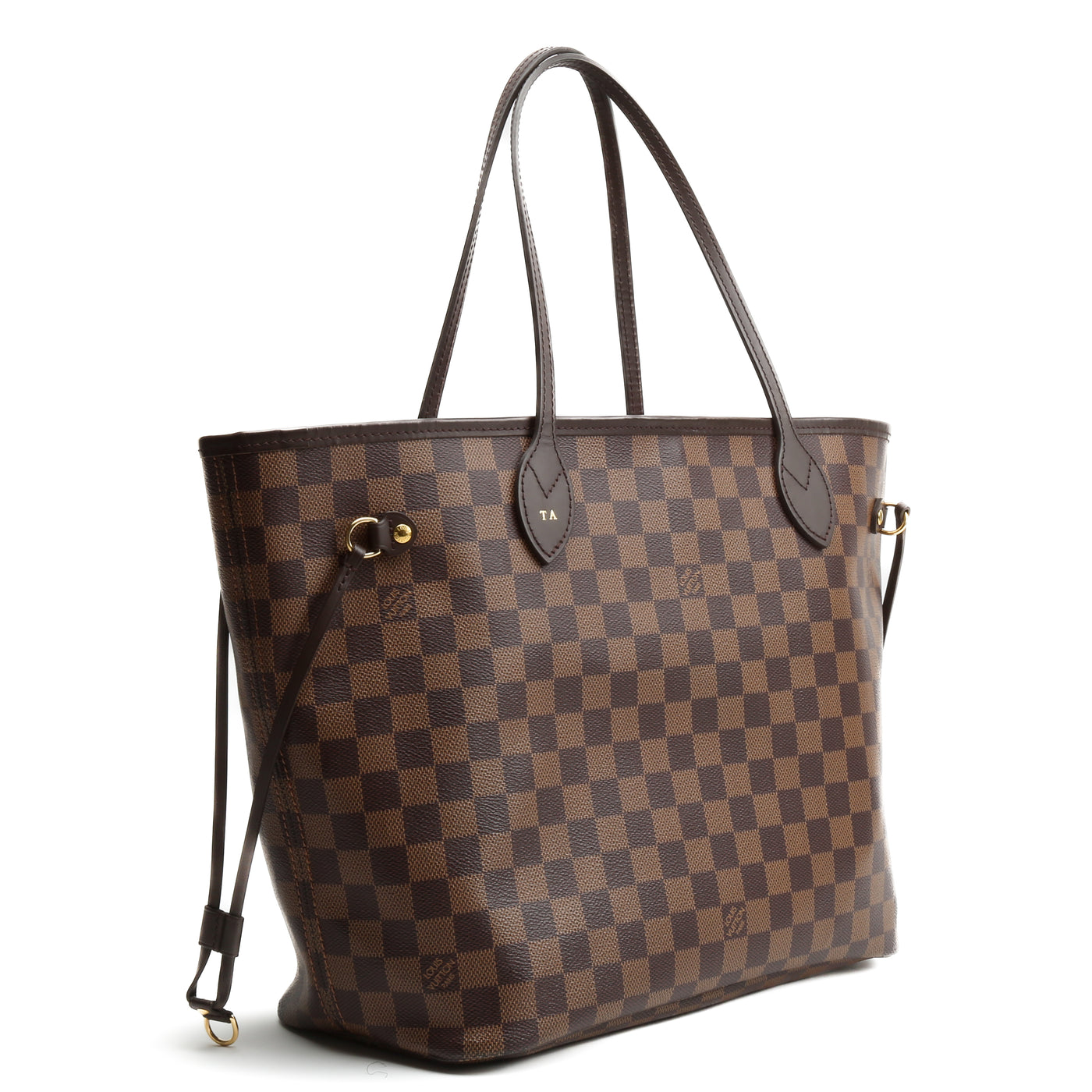 LOUIS VUITTON Damier Ebene Neverfull MM Tote (NO POUCH)