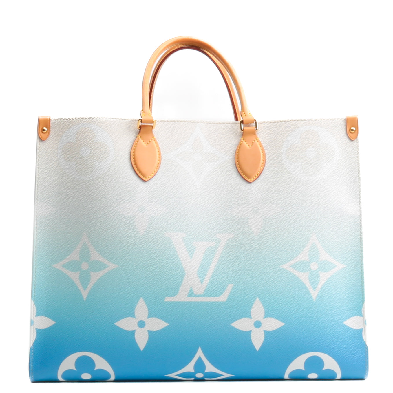 LOUIS VUITTON Monogram Giant By The Pool Onthego GM Blue