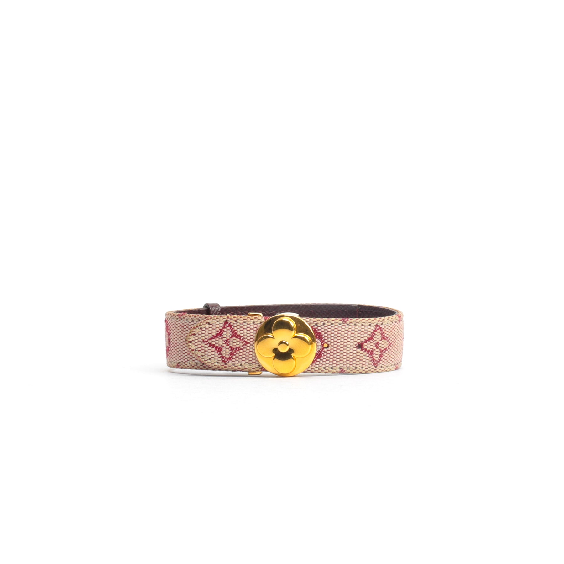 Louis Vuitton Monogram Mini Lin Wish Bracelet - Neutrals, Gold