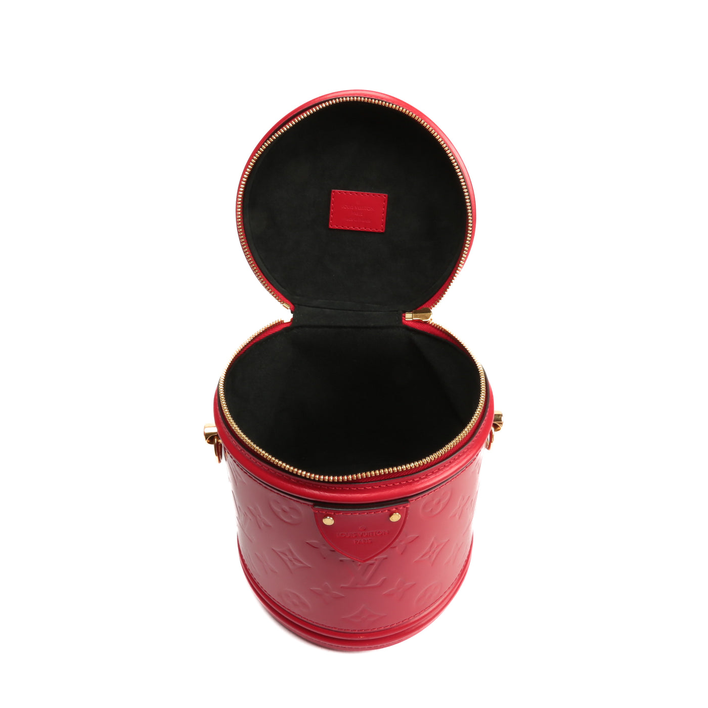 Louis Vuitton Monogram Vernis Cannes Bucket Bag - Red Bucket Bags