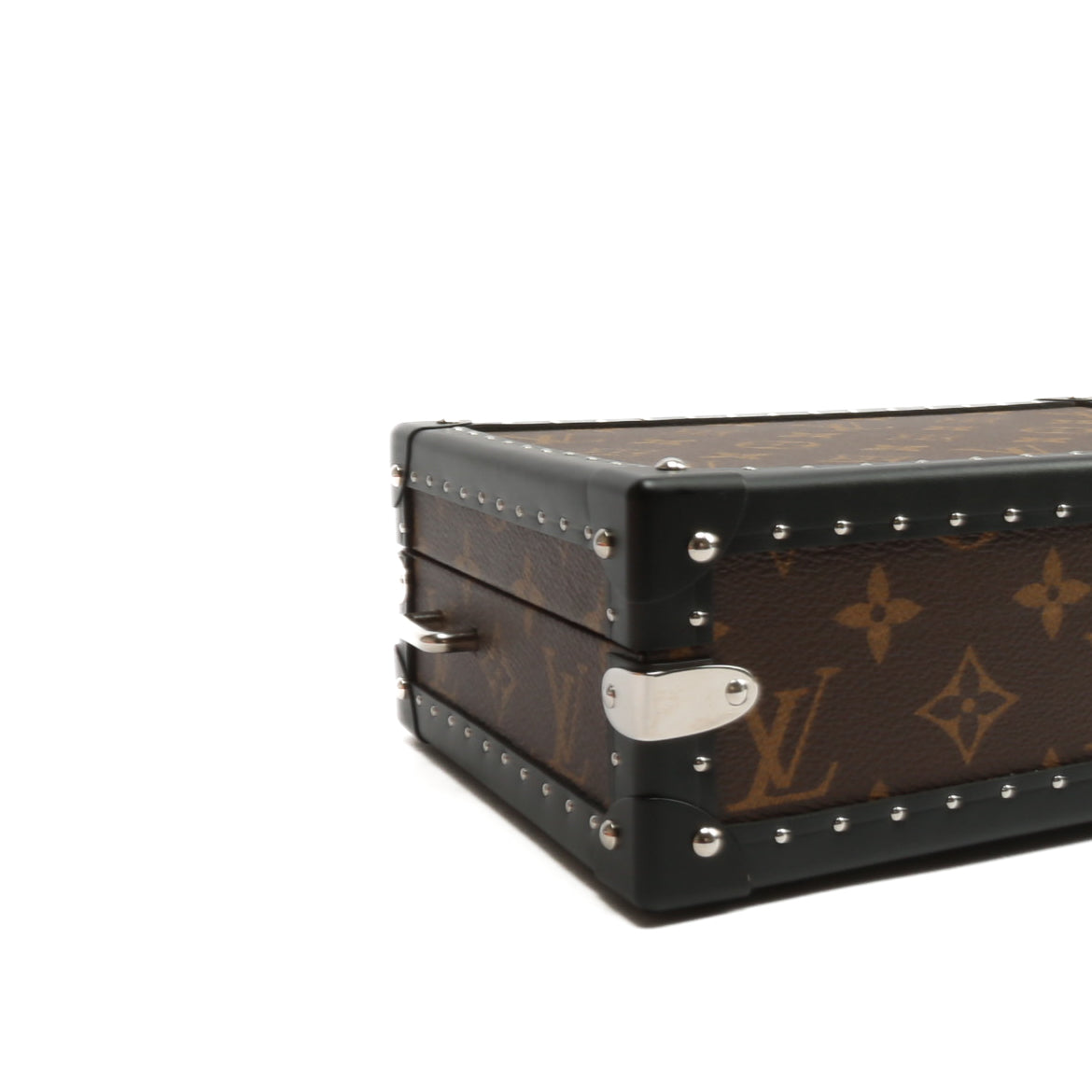 Louis Vuitton Monogram Massacar Canvas Clutch Box Bag Silver Hardware, 2020  Available For Immediate Sale At Sotheby's